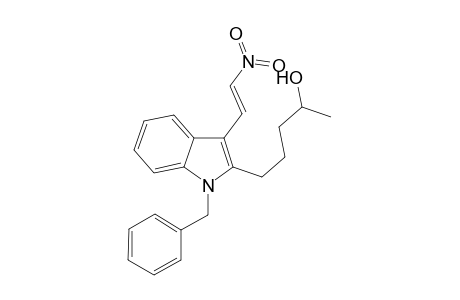 N-Benzyl-2-(4'-hydroxypentyl)-3-(2"-nitroethenyl)-indoleindole