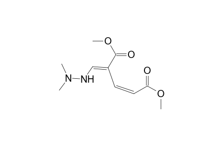 2-Pentenedioic acid, 4-[(2,2-dimethylhydrazino)methylene]-, dimethyl ester, (Z,E)-