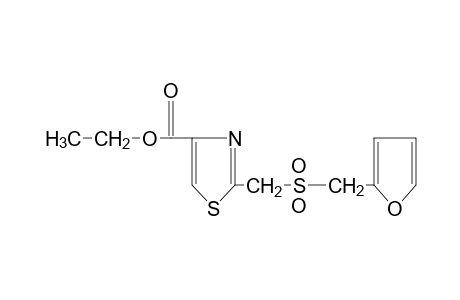 2-[(furfurylsulfonyl)methyl]-4-thiazolecarboxylic acid, ethyl ester