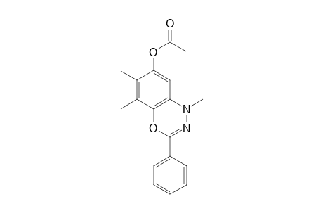 Acetic acid 1,5,6-trimethyl-3-phenyl-1H-benzo[1,3,4]oxadiazin-7-yl ester