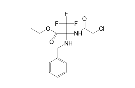 Ethyl 2-(benzylamino)-2-[(chloroacetyl)amino]-3,3,3-trifluoropropanoate