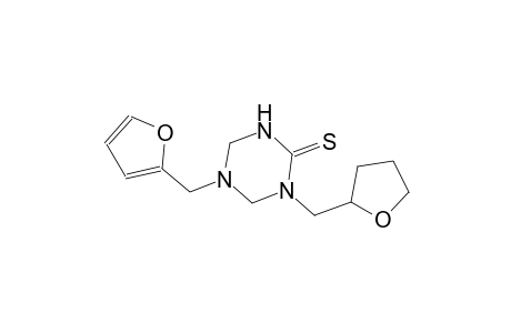 5-(2-furylmethyl)-1-(tetrahydro-2-furanylmethyl)tetrahydro-1,3,5-triazine-2(1H)-thione