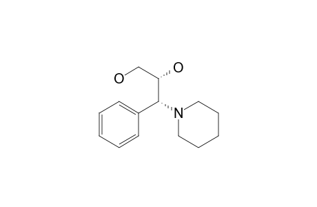 (2R,3R)-3-phenyl-3-(1-piperidinyl)propane-1,2-diol