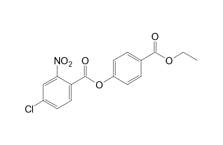 p-hydroxybenzoic acid, ethyl ester, 4-chloro-2-nitrobenzoate