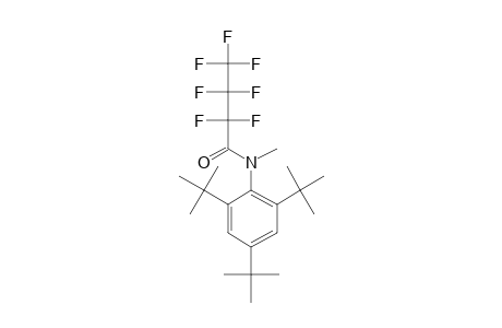 2,4,6-tri-Tert-butyl-N-methylaniline, N-heptafluorobutyryl-