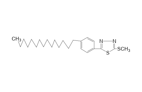 2-(methylthio)-5-(p-pentadecylphenyl)-1,3,4-thiadiazole