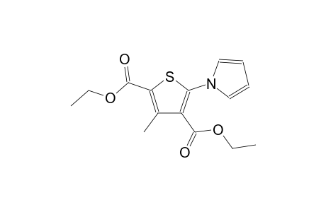 2,4-thiophenedicarboxylic acid, 3-methyl-5-(1H-pyrrol-1-yl)-, diethyl ester