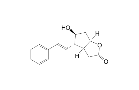 2H-Cyclopenta[b]furan-2-one, hexahydro-5-hydroxy-4-(2-phenylethenyl)-, (3a.alpha.,4.alpha.,5.beta.,6a.alpha.)-