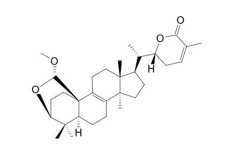 COLOSSOLACTONE-III;(22S)-3-BETA,19-EPOXY-LANOSTA-8,24-DIEN-26,22-OLIDE