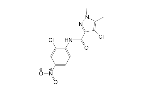 4-chloro-N-(2-chloro-4-nitrophenyl)-1,5-dimethyl-1H-pyrazole-3-carboxamide