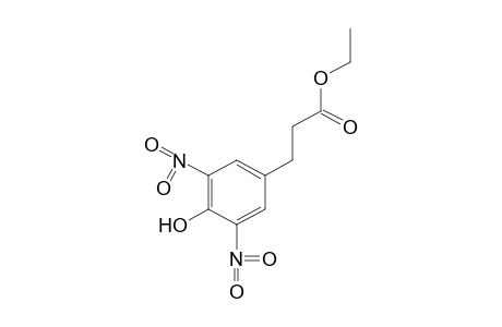 3,5-dinitro-4-hydrocinnamic acid, ethyl ester