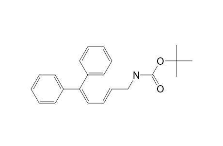 N-[(2E)-5,5-diphenylpenta-2,4-dienyl]carbamic acid tert-butyl ester