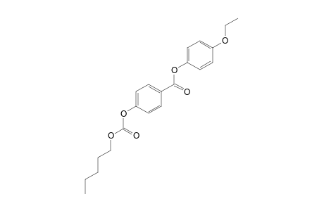 p-hydroxybenzoic acid, p-ethoxyphenyl ester, pentyl carbonate (ester)