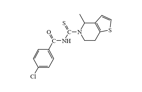 N-(p-chlorobenzoyl)-4-methyl-4,5,6,7-tetrahydrothiothieno[3,2-c]pyridine-5-carboxamide