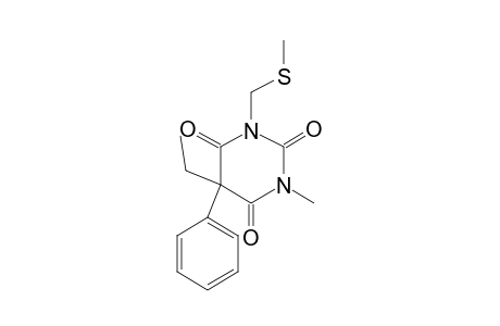 5-Ethyl-3-methyl-1-methylthiomethyl-5-phenyl-2,4,6-pyrimidinetrione