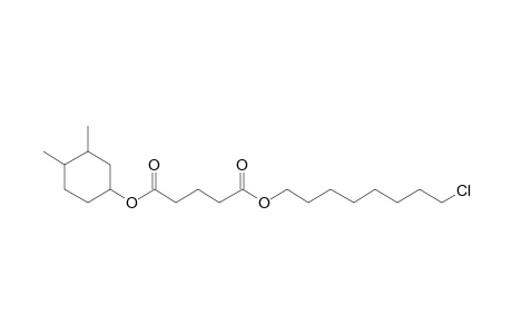 Glutaric acid, 3,4-dimethylcyclohexyl 8-chlorooctyl ester