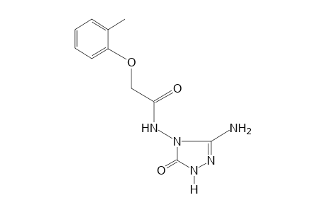 3-amino-4-[(o-tolyloxy)acetamido]-deltasquare-1,2,4-triazolin-5-one
