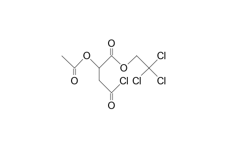 3-(CHLOROFORMYL)LACTIC ACID, 2,2,2-TRICHLOROETHYL ESTER, ACETATE