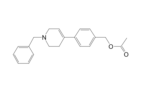 Benzenemethanol, 4-[1,2,3,6-tetrahydro-1-(phenylmethyl)-4-pyridinyl]-, acetate