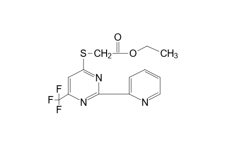 {[2-(2-PYRIDYL)-6-(TRIFLUOROMETHYL)-4-PYRIMIDINYL]THIO}ACETIC ACID, ETHYL ESTER