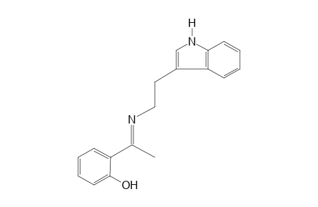 o-{N-[2-(indol-3-yl)ethyl]acetimidoyl}phenol