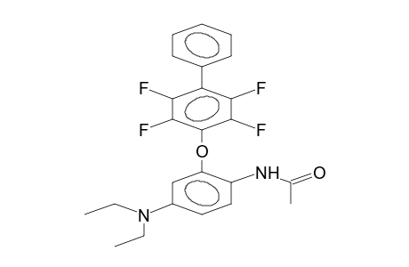 4-PHENYL-2,3,5,6-TETRAFLUORO-2'-ACETAMIDO-5'-DIETHYLAMINODIPHENYL ETHER