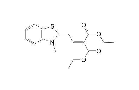 Diethyl 2-[(2E)-2-(3-methyl-1,3-benzothiazol-2(3H)-ylidene)ethylidene]malonate