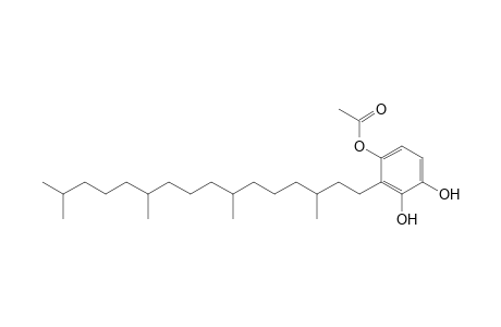 4-Acetoxy-1,2-dihydroxy-3-(3',7',11',15'-tetramethylhexadecyl)-benzene