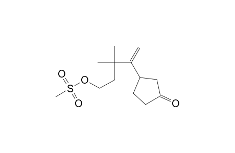 3,3-Dimethyl-4-[3'-oxocyclopentyl]pent-4-enyl methanesulfonate