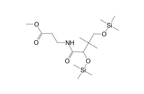 .beta.-Alanine, N-[3,3-dimethyl-1-oxo-2,4-bis[(trimethylsilyl)oxy]butyl]-, methyl ester, (R)-