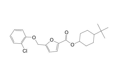 4-Tert-butylcyclohexyl 5-[(2-chlorophenoxy)methyl]-2-furoate