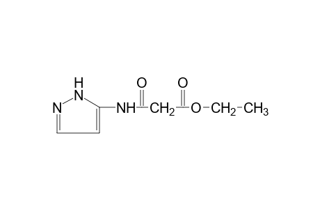 N-(pyrazol-5-yl)malonamic acid, ethyl ester