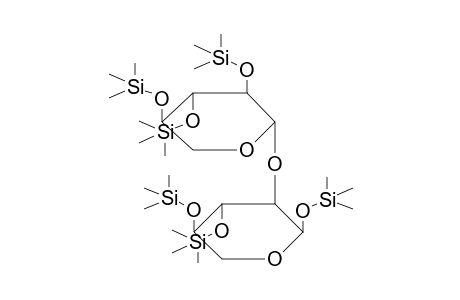 TRIMETHYLSILYL 2-O-(2',3',4'-TRI-O-TRIMETHYLSILYL-BETA-D-XYLOPYRANOSYL)-3,4-DI-O-TRIMETHYLSILYL-ALPHA-D-XYLOPYRANOSIDE