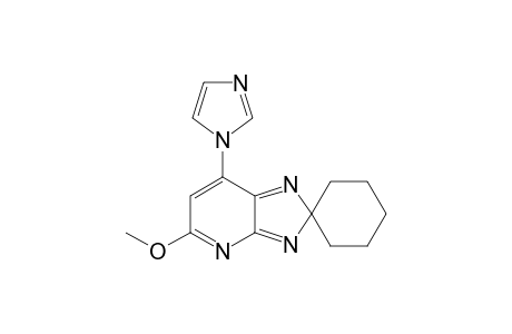 7'-imidazol-1-yl-5'-methoxyspiro[cyclohexane-1,2'-imidazo[4,5-b]pyridine]