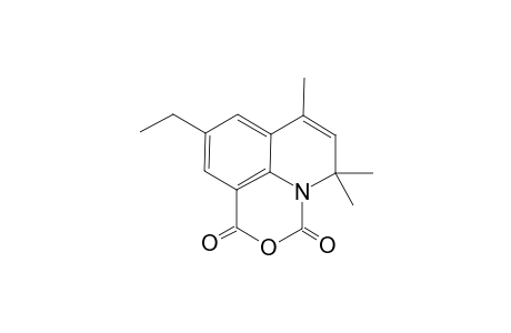 9-Ethyl-5,5,7-trimethyl-1H,5H-[1,3]oxazino[5,4,3-ij]quinoline-1,3-dione