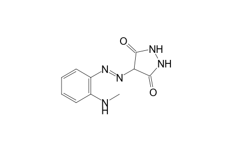 4-{[o-(methylamino)phenyl]azo}-3,5-pyrazolidinedione