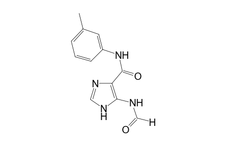 Imidazole-4-carboxamide, N-(3-tolyl)-,5-formylamino-