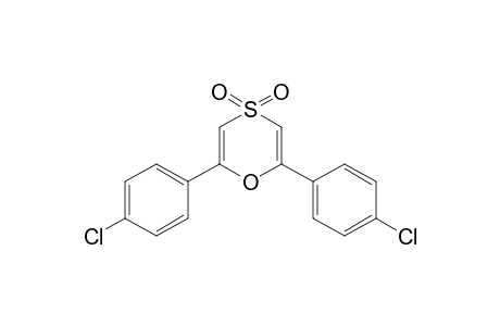 2,6-bis(p-chlorophenyl)-1,4-oxathiin, 4,4-dioxide