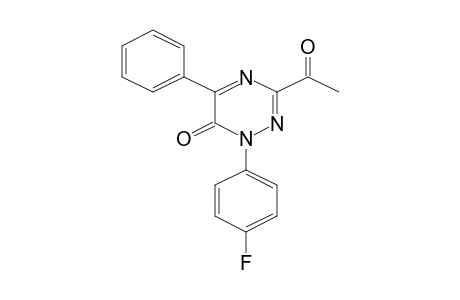 3-Acetyl-1-(4-fluorophenyl)-5-phenyl-1H-[1,2,4]triazin-6-one