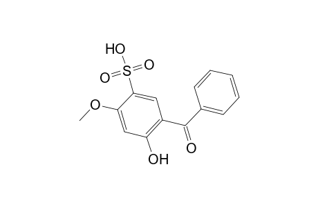 5-benzoyl-4-hydroxy-2-methoxybenzenesulfonic acid