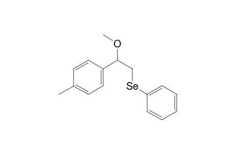 2-Methoxy-2-(4-tolyl)ethyl(phenyl)selane