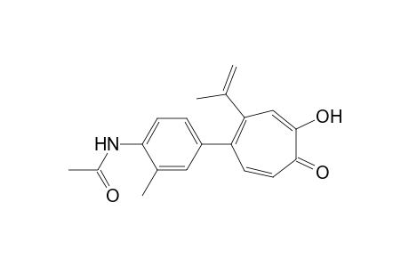 5-(4-Acetamido-3-methylphenyl)-4-isopropenyltropolone