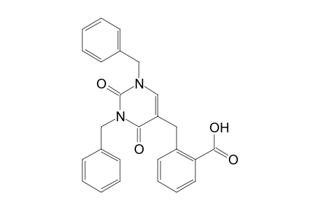 2-(3-Benzyl-2,4-dioxo-1-phenethyl-1,2,3,4-tetrahydro-5-pyrimidinylmethyl)benzoic acid
