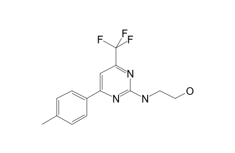 2-{[4-(4-Methylphenyl)-6-(trifluoromethyl)pyrimidin-2-yl]amino}ethanol