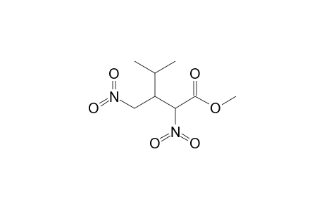 Methyl 4-methyl-2-nitro-3-(nitromethyl)pentanoate