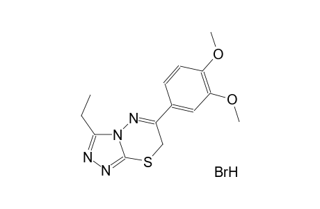 6-(3,4-Dimethoxy-phenyl)-3-ethyl-7H-[1,2,4]triazolo[3,4-b][1,3,4]thiadiazine, hydrobromide