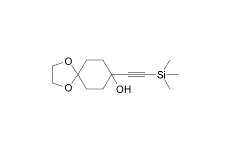 8-(2-trimethylsilylethynyl)-1,4-dioxaspiro[4.5]decan-8-ol