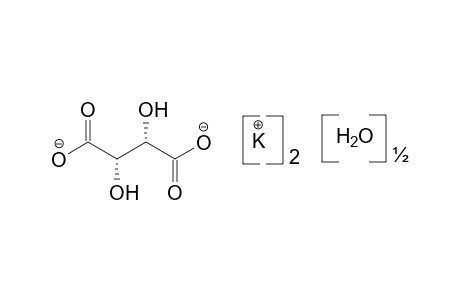 POTASSIUM D-TARTRATE, HEMIHYDRATE