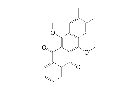 6,11-dimethoxy-8,9-dimethylnaphthacene-5,12-dione