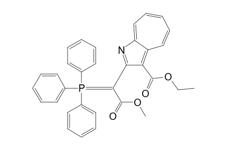 3-carboxy-a-(triphenylphosphoranylidene)cyclohepta[b]pyrrole-2-acetic acid, 3-ethyl methyl ester